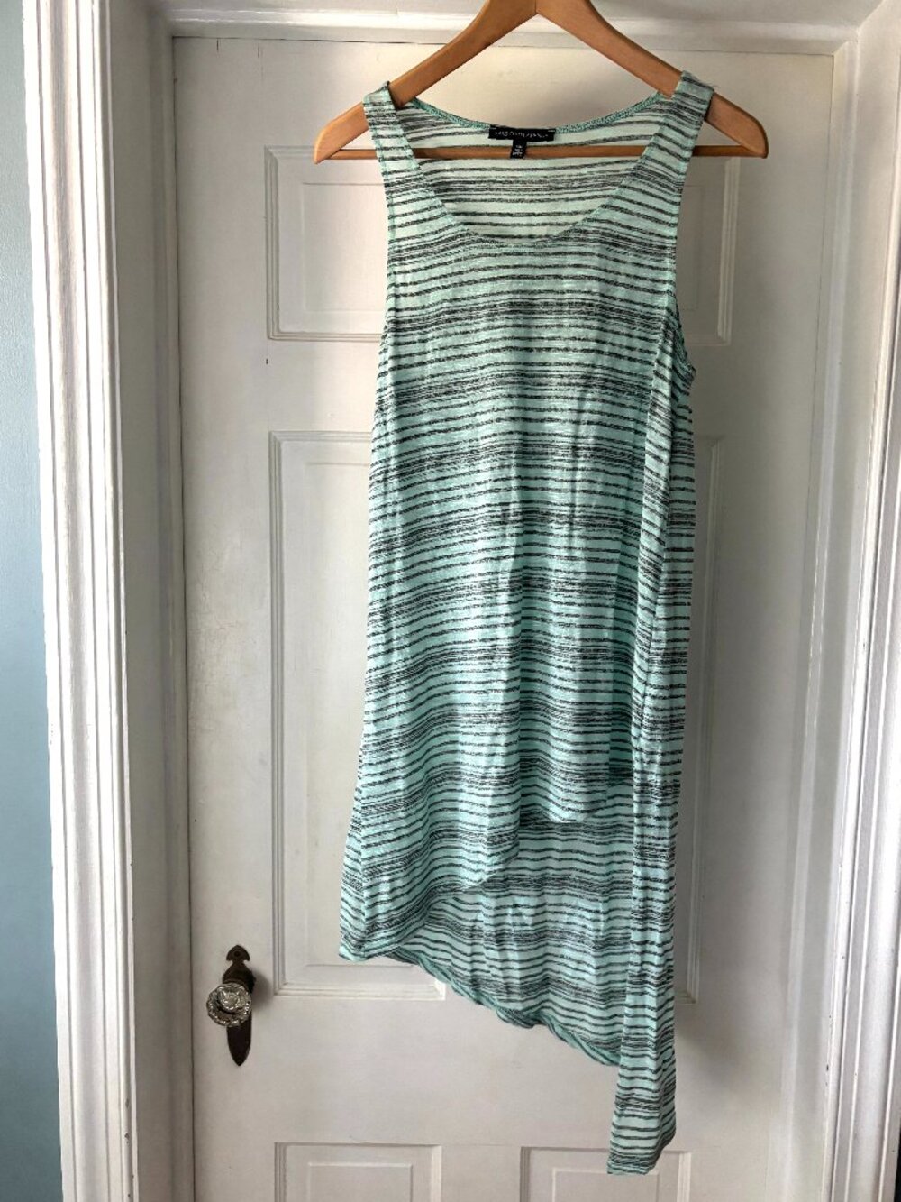 Saks Fifth Avenue Striped Tank Dress Tunic Size Medium